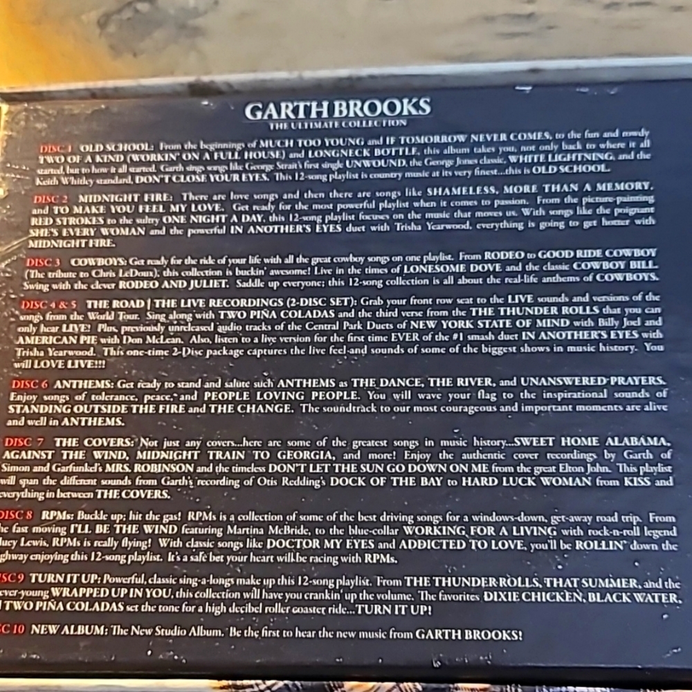 Garth Brooks The Ultimate Collection CD Set (10 Disc Set) - Picture 5 of 6